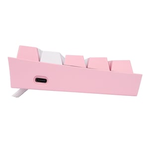 REDRAGON K617-RGB Fizz RGB White/Pink klawiatura USB Różowy, Biały