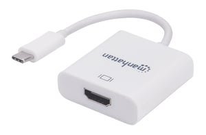 Manhattan 152921 extern grafikkort USB 3840 x 2160 px Vit