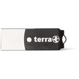 TERRA USThree A+C USB-Stick 32 GB USB Typ A / USB Typ C 3.2 Gen 1 (3.1 Gen 1) Schwarz, Silber