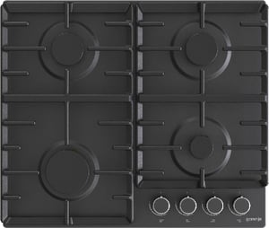 Gorenje G642AB płyta kuchenna Czarny Wbudowany 60 cm Gaz 4 stref(y)