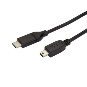 StarTech USB2CMB2M USB-kabel USB 2.0 2 m USB C – Mini-USB B Svart