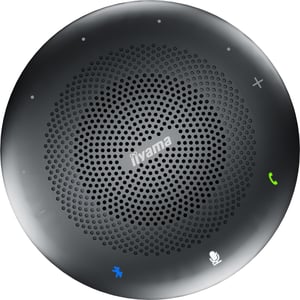 iiyama UC SPK01M Conference Bluetooth Speaker, Black, 4.2+EDR