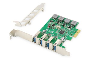 Digitus USB 3.0 PCI Express-Erweiterungskarte, 4 Anschlüsse