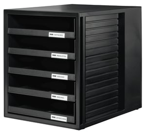 HAN Schrank-Set Polistyren Czarny