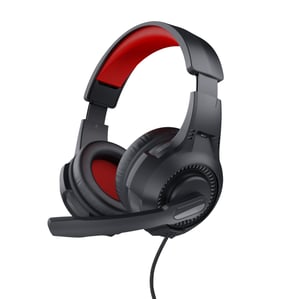 Trust 24785 Headphones/Headset, Wired, Headband, Gaming, Black, Red