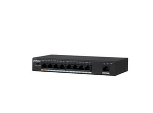 Dahua Technology PFS3009-8ET-96 Icke-hanterad L2 Fast Ethernet (10/100) PoE-stöd Svart