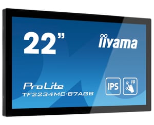 iiyama ProLite TF2234MC-B7AGB monitor komputerowy 54,6 cm (21.5") 1920 x 1080 px Full HD LED Touchscreen Designed for Multiple Users Black