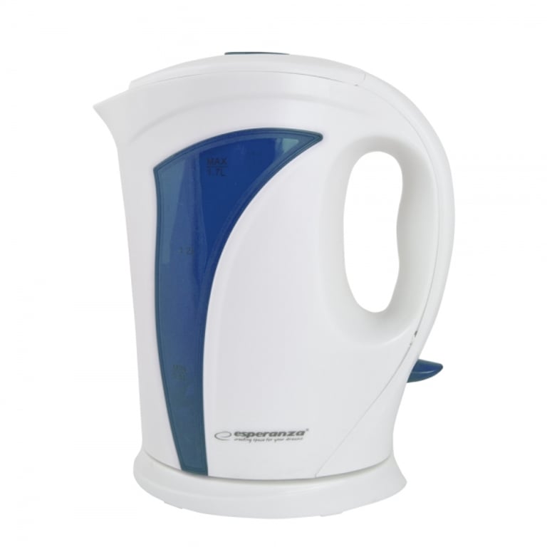Esperanza EKK018B czajnik elektryczny 1,7 l 2200 W Niebieski, Biały