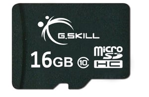 G.Skill FF-TSDG16GN-C10 16-GB-MicroSDHC-Flash-Speicherkarte, Klasse 10