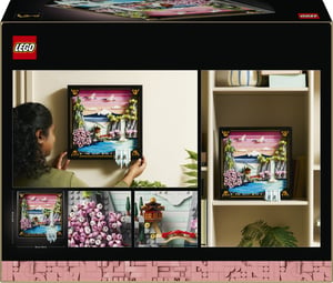 LEGO ART Japoński krajobraz z kwitnącą wiśnią