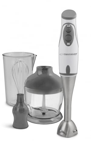 Esperanza EKM003E mixer 0,75 l Stavmixer 450 W Grå, Vit