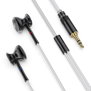 FiiO FF3 Wired In-Ear Headphones for Music, Black