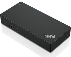 Lenovo 03X7609 stacja dokująca Przewodowa USB 3.2 Gen 2 (3.1 Gen 2) Type-A Czarny