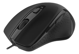 Deltaco MS-801 myszka Biuro Po prawej stronie USB Typu-A Optyczny 3200 DPI
