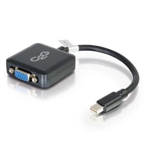 C2G 20 cm Mini DisplayPort (M) to VGA (F) 0.2 m VGA (D-Sub) Black