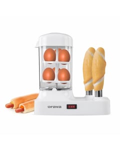 Orava HM-03 Hot Dog Maker 250 W Hot Dog Toaster White