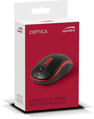 SPEEDLINK Ceptica Office Ambidextrous RF Wireless Optical Mouse 1600 DPI