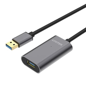 UNITEK Y-3005 kabel USB USB 3.2 Gen 1 (3.1 Gen 1) 10 m USB A 5 Gbit/s Szary