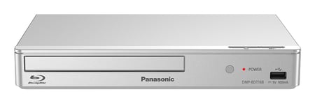 Panasonic DMP-BDT168AG odtwarzacz DVD/Blu-ray Odtwarzacz Blu-Ray Kompatybilność 3D Srebrny