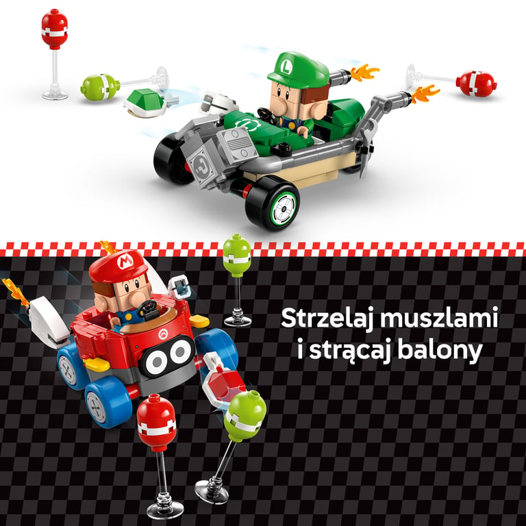 LEGO Super Mario Mario Kart™ – Baby Mario kontra Baby Luigi