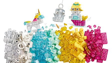 LEGO Classic Magiczny zestaw z przezroczystymi klockami