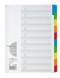 Pagna 31001-08 Zwischenlage aus Karton, Polypropylen (PP), weiß, 20 Stück.