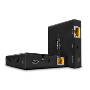 Lindy 38205 AV-Verlängerungskabel AV-Sender und -Empfänger Schwarz