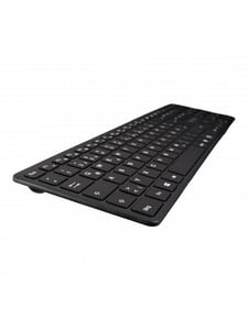 V7 KW550DEBT Universal USB + Bluetooth QWERTZ German Keyboard, Black