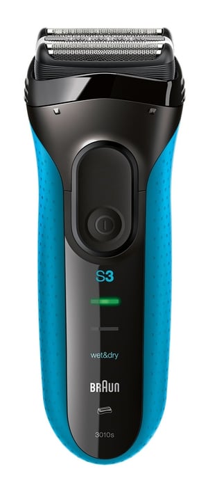 Braun 3010s Golarka foliowa Przycinarka Czarny, Niebieski