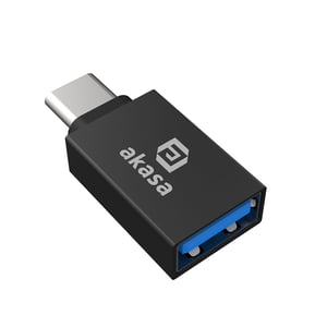 Akasa AK-CBUB62-KT02 adapter för USB Type-C- till USB Type-A-kablar, svart
