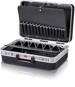 Knipex 00 21 20 LE Tool Case, Black Acrylonitrile Butadiene Styrene (ABS) Copolymer