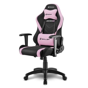 Sharkoon Skiller SGS2 Jr. Universell spelstol Med klädd sits Svart, Rosa