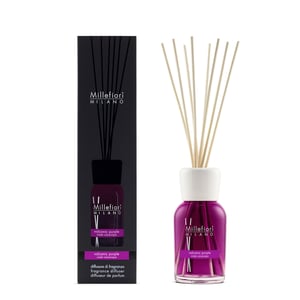 Millefiori Volcanic Purple Food-Grade Fragrance 250 ml Bergamot, Cashmere Wood, Patchouli, Pear, Peony, Raspberry, Rose, Rosehip, White Musk Fragrance Diffuser