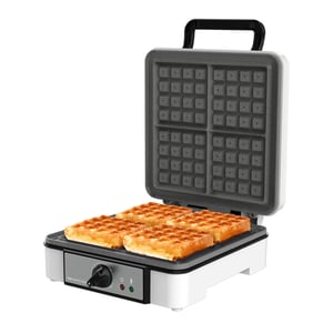 Cecotec 08017 gofrownica 4 gof. 1200 W Stal nierdzewna, Biały