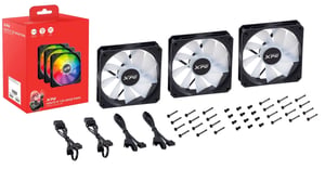XPG VENTO R 120 ARGB PWM Datorchassi Fläkt 12 cm Svart 1 st.