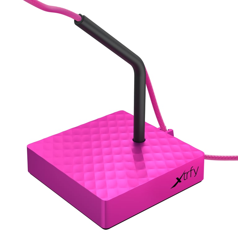 CHERRY XTRFY B4 Biurko Uchwyt na kabel Różowy 1 szt.