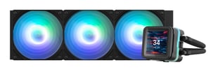 Zalman ALPHA2 DS A36 BLACK PC-Kühlsystem – All-in-One-Flüssigkeitskühler für den Prozessor, 12 cm, schwarz, 1 Stück.