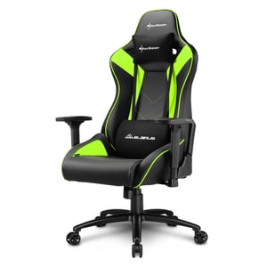 Sharkoon ELBRUS 3 Universell gamingstol Klädd sits Svart, Grön