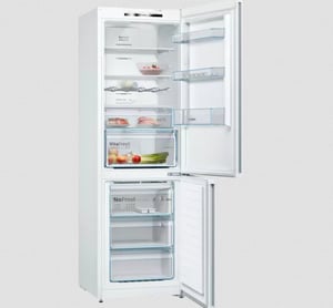 Bosch Serie 4 KGN36VWED lodówko-zamrażarka Wolnostojący 326 l Biały