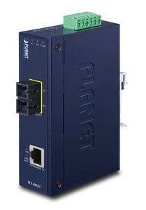 PLANET IFT-802T nätverkskonverterare 200 Mbit/s 1310 nm Blå