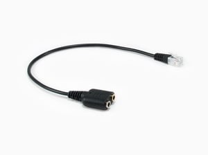 Equip 147944 Audio Cable 0.25 m RJ-9 2 x 3.5 mm Black