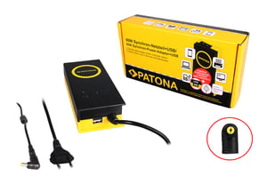 PATONA 2613 adapter zasilający/ inwentor Wewnętrzna 90 W Czarny, Żółty