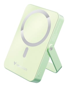 Verbatim Charge 'n' Go Magnetic Wireless Lithium-Polymer (LiPo) 10,000 mAh Wireless Charging Green