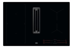 AEG CCE84543CB spishäll Svart Inbyggd 77 cm Induktionshäll med 4 kokzoner Inbyggd köksfläkt