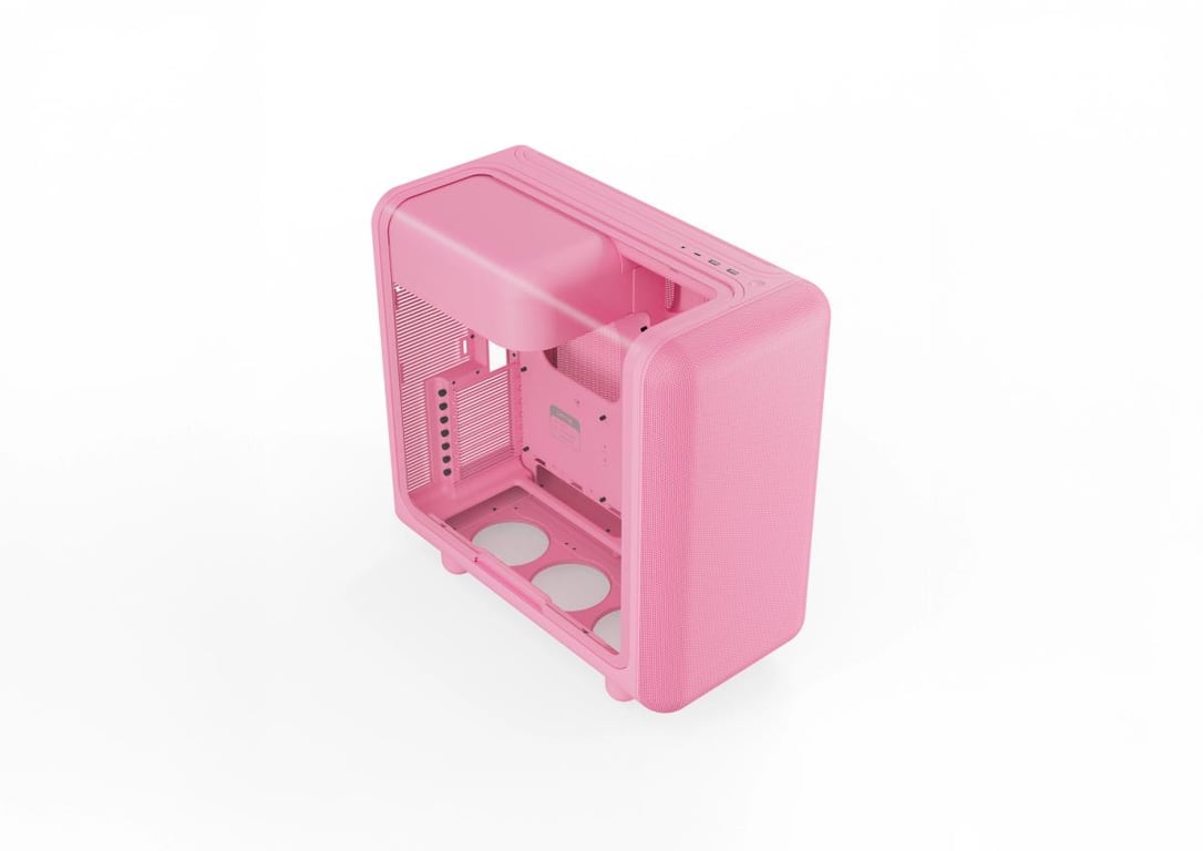 HYTE X50 MID TOWER CASE STRAWBERRY MILK