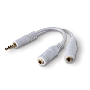 Belkin Headphone Splitter, White