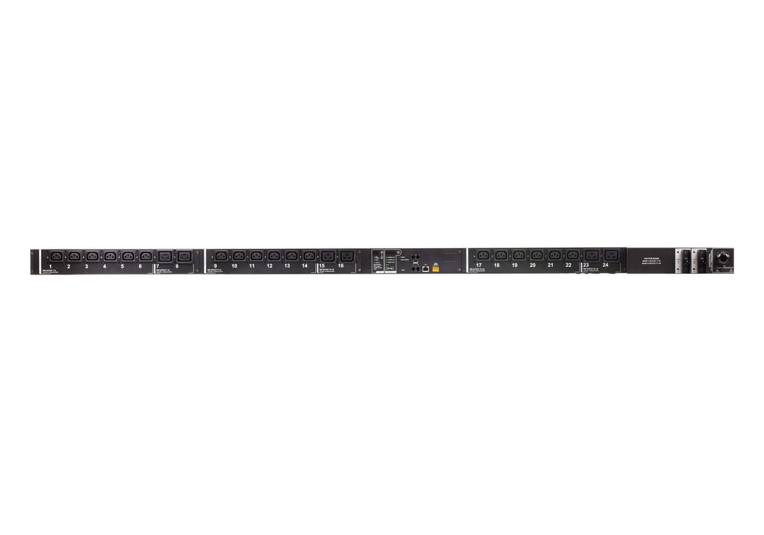 ATEN PE8324 rozdzielacz zasilania PDU 24 x gniazdo sieciowe Czarny