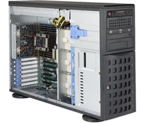 Supermicro SuperServer 7049P-TRT Intel C622 LGA 3647 (Sockel P) Rack (4U) Schwarz