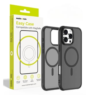 Mobile Origin Easy Case pokrowiec na telefon komórkowy 17,5 cm (6.9") Czarny, Przezroczysty