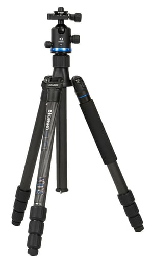 Benro FIF28CIB2 stativ för digitala/analoga kameror, 3 ben, svart